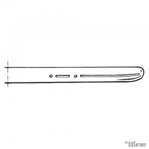 Front, (split) with groove, bare