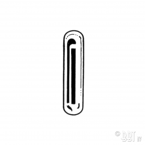 Bumper bracket seal, original, each 12/1300 front/ rear 1302/03 rear