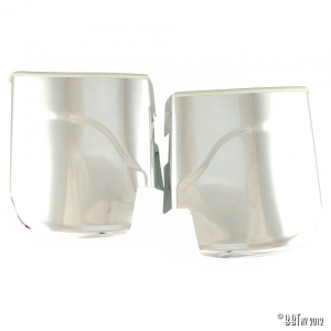 Gravel guard, rear, short model, (aluminium)