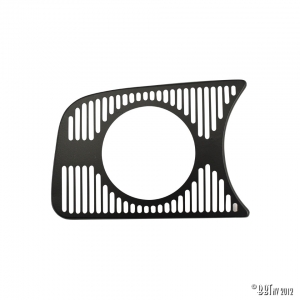 Dashgrill gauge holder, left, 1 hole 80mm, black