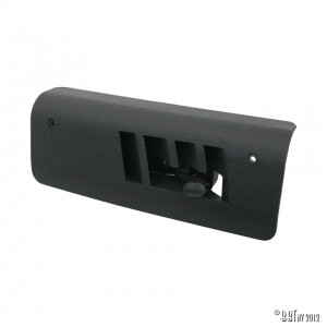 Floor vent cover with flap, sedan, left