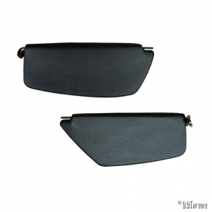 Sun visors, pair, black