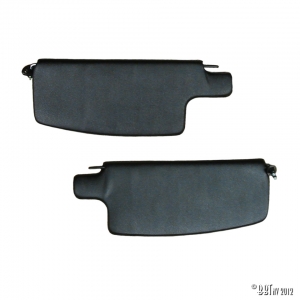 Sun visors, pair, black