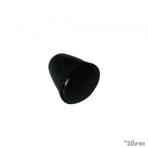 Light switch button, black, 5mm