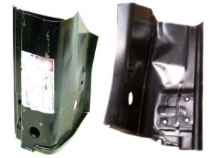 Door hinge pillar, left