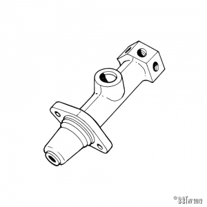 Master brake cylinder 19 mm single circuit