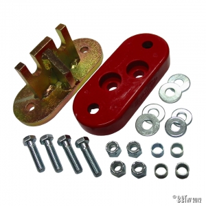 Early model transmission mount adaptor to late model (Urethane)