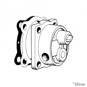 Aluminium oil pump, high volume