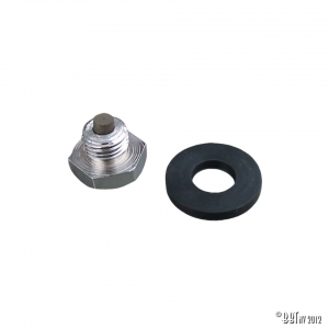 Magnetic drain plug