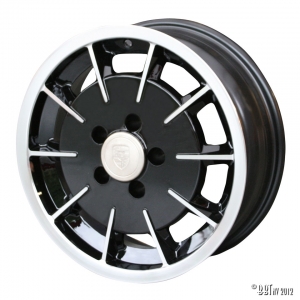 Gasburner, black 5 lug (5x112) ET +6