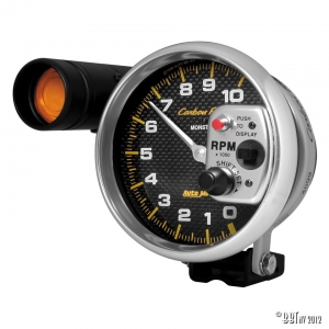 R e v o l u t i o n   c o u n t e r   A u t o m e t e r   ' C a r b o n '   1 0 . 0 0 0   R p m   e x t e r n a l   s w i t c h - l a m p   Ø   5    ( 1 2 5   m m )