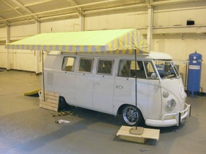 Westy tent top yellow/gray