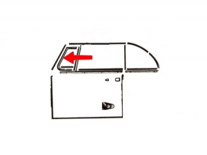 Vent wing seal, left, each