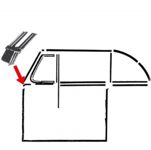 Front door wedge, as pair