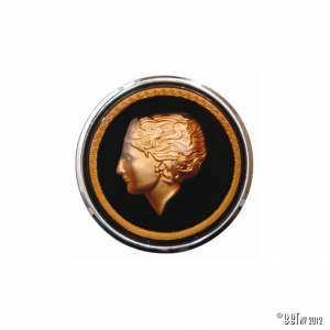  G o l d e n   L a d y    h o r n   b u t t o n