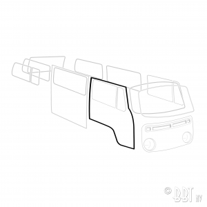 Door seal, right, each