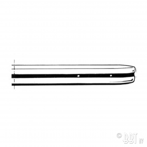 Square European rear original chrome quality